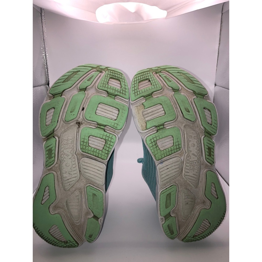Hoka One One Bondi 7 Women's Running Shoes Teal Blue Comfort Max Cushion Size 8 - Picture 10 of 12